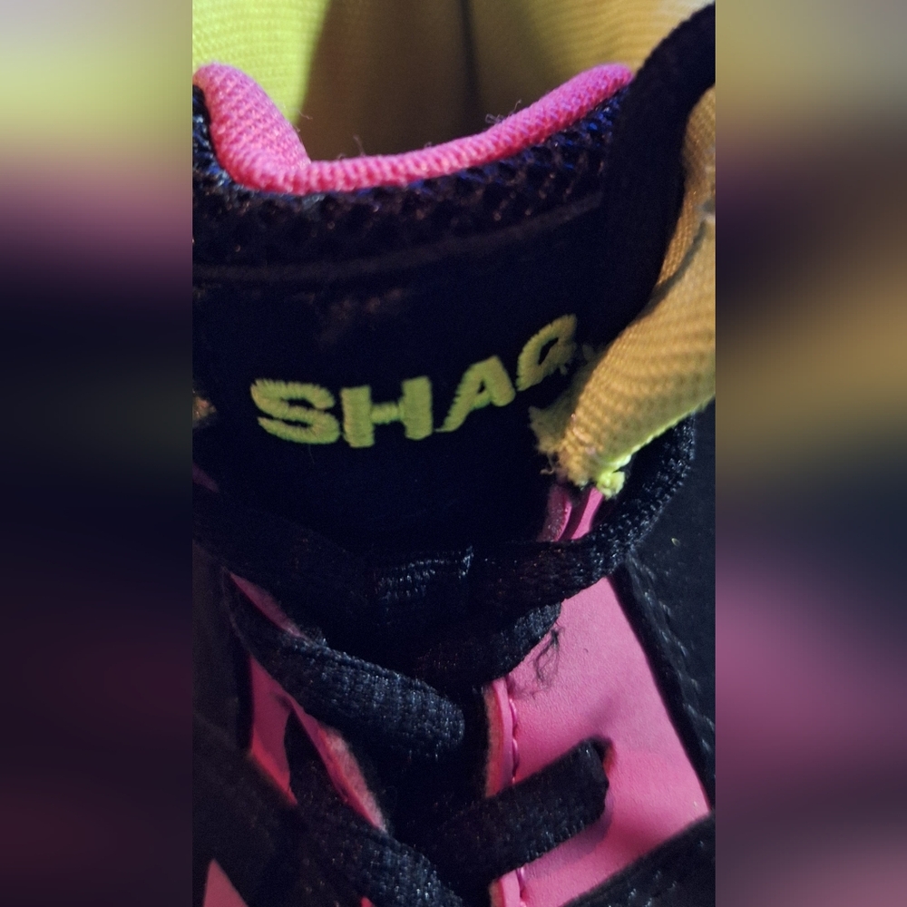 SHAQ Pink and Black Sneakers